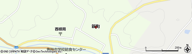 宮城県角田市高倉新町周辺の地図