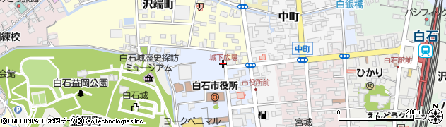 城下広場周辺の地図