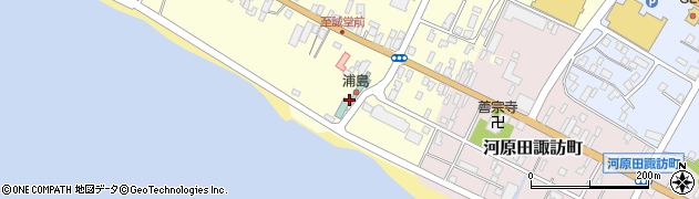 浦島周辺の地図