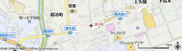 新潟県佐渡市東大通周辺の地図