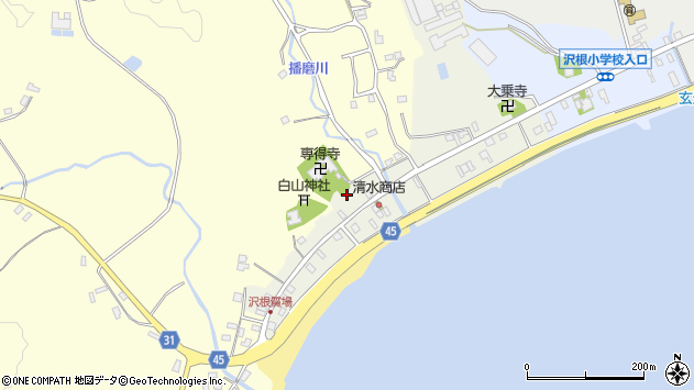 〒952-1434 新潟県佐渡市沢根町の地図