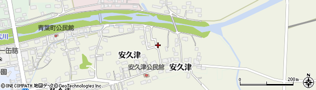 山形県高畠町（東置賜郡）安久津周辺の地図