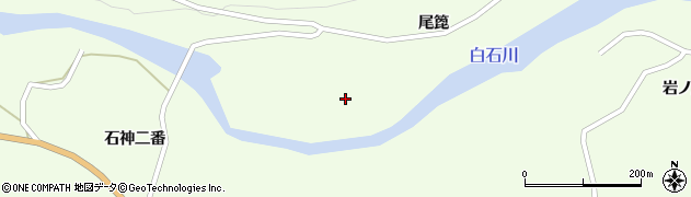 宮城県白石市福岡蔵本中川原周辺の地図