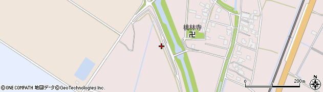 新潟県新発田市相馬周辺の地図