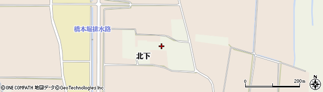 宮城県亘理町（亘理郡）吉田（北下）周辺の地図