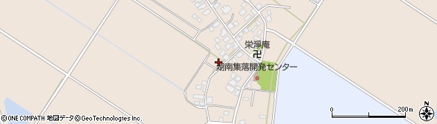 新潟県新発田市湖南周辺の地図