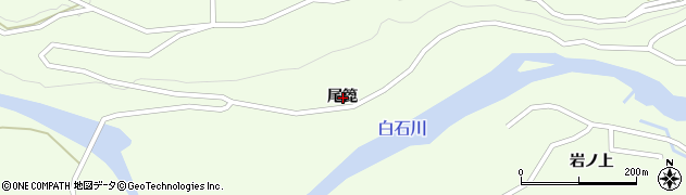 宮城県白石市福岡蔵本尾箆周辺の地図