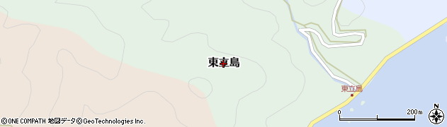 新潟県佐渡市東立島周辺の地図