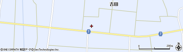 高畠川西線周辺の地図