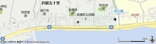 新潟県佐渡市沢根炭屋町37周辺の地図