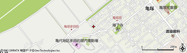 新潟県北蒲原郡聖籠町亀塚4周辺の地図