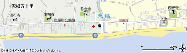 新潟県佐渡市沢根炭屋町64周辺の地図