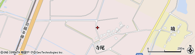 新潟県新発田市寺尾119周辺の地図