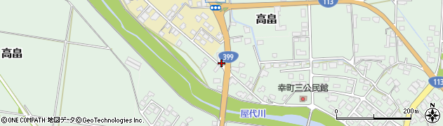 朝日新聞サービスアンカー高畠周辺の地図