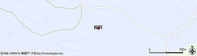 宮城県角田市毛萱松沢周辺の地図