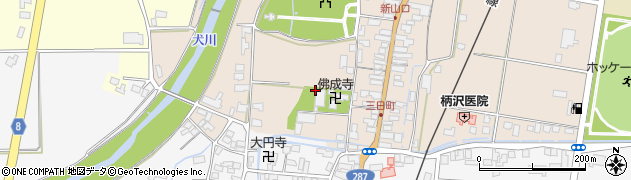 仏成寺周辺の地図