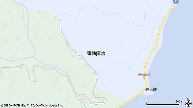 〒952-3545 新潟県佐渡市東強清水の地図