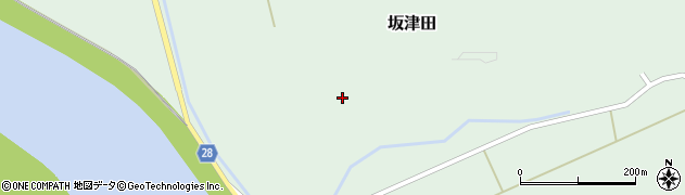 宮城県角田市坂津田（平口）周辺の地図
