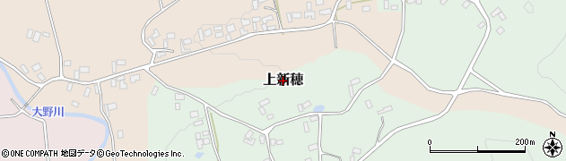 新潟県佐渡市上新穂周辺の地図