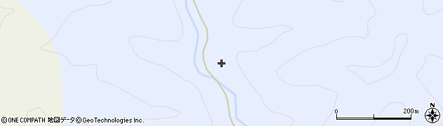 宮城県七ヶ宿町（刈田郡）鶴ケ沢周辺の地図