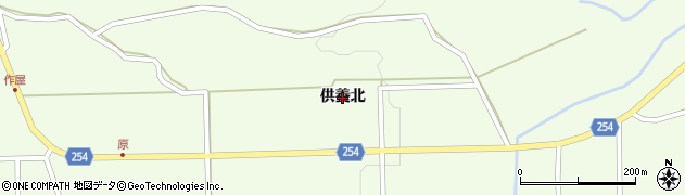 宮城県白石市福岡蔵本（供養北）周辺の地図
