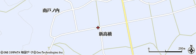 宮城県角田市毛萱（新高橋）周辺の地図