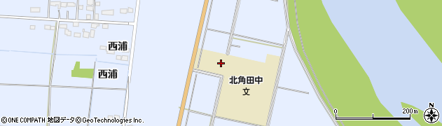 宮城県角田市江尻前原周辺の地図
