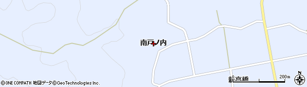 宮城県角田市毛萱（南戸ノ内）周辺の地図