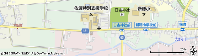 新潟県佐渡市下新穂92周辺の地図