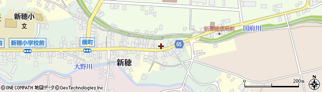 新潟県佐渡市新穂152周辺の地図