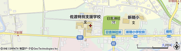 新潟県佐渡市下新穂88周辺の地図