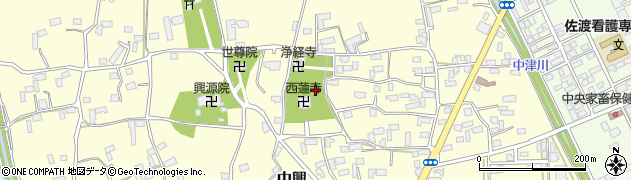 新潟県佐渡市中興周辺の地図