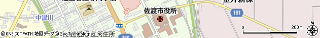 新潟県佐渡市周辺の地図