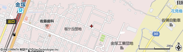 新潟県新発田市下小中山周辺の地図