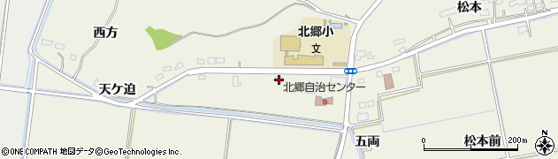 宮城県角田市岡阿弥陀入周辺の地図