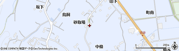 宮城県亘理郡亘理町長瀞砂取場周辺の地図