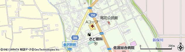 株式会社ジェイエイ・エーコープ佐渡　金井店周辺の地図