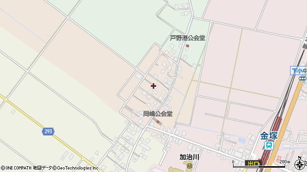 〒959-2463 新潟県新発田市岡島の地図