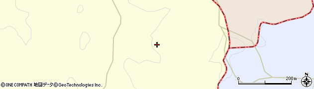 宮城県白石市白川小奥（二ツ森）周辺の地図