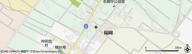 新潟県新発田市福岡525周辺の地図