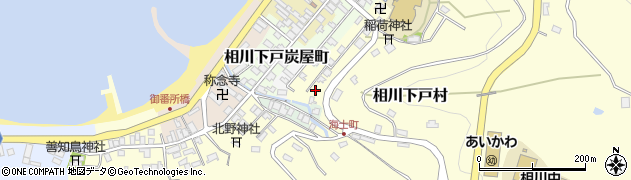 新潟県佐渡市相川下戸村周辺の地図