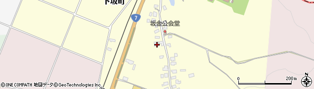 新潟県新発田市下坂町588周辺の地図