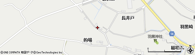 宮城県角田市君萱（駒込）周辺の地図