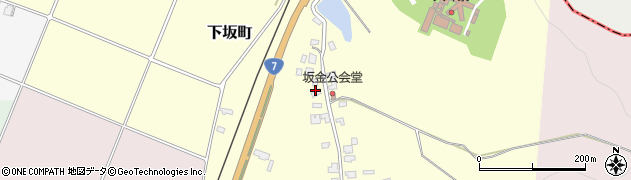 新潟県新発田市下坂町586周辺の地図