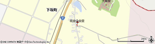 新潟県新発田市下坂町88周辺の地図