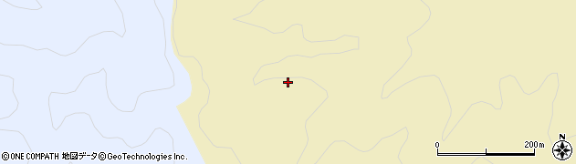 宮城県白石市白川内親（コワノ沢山）周辺の地図