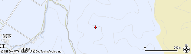 宮城県白石市小下倉（山口山）周辺の地図