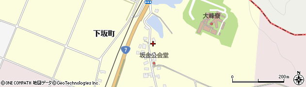 新潟県新発田市下坂町438周辺の地図