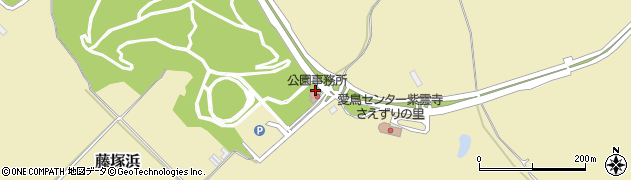 紫雲寺記念公園事務所周辺の地図