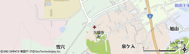 大雄寺周辺の地図